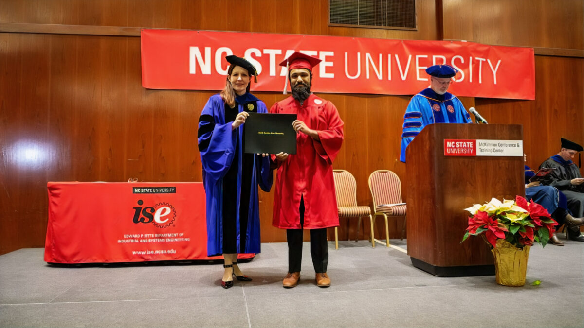 Bachelor of Science in Industrial Engineering students graduate.