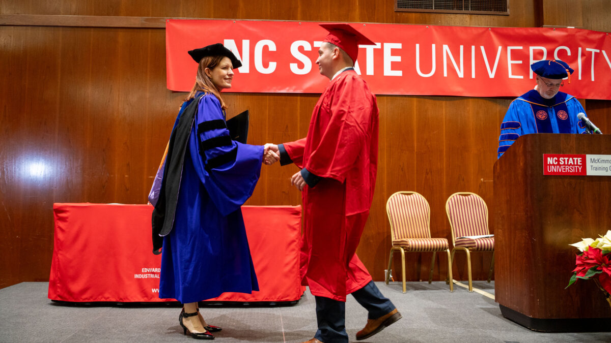 Bachelor of Science in Industrial Engineering students graduate.