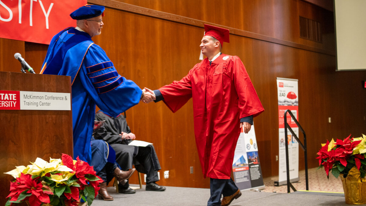 Bachelor of Science in Industrial Engineering students graduate.