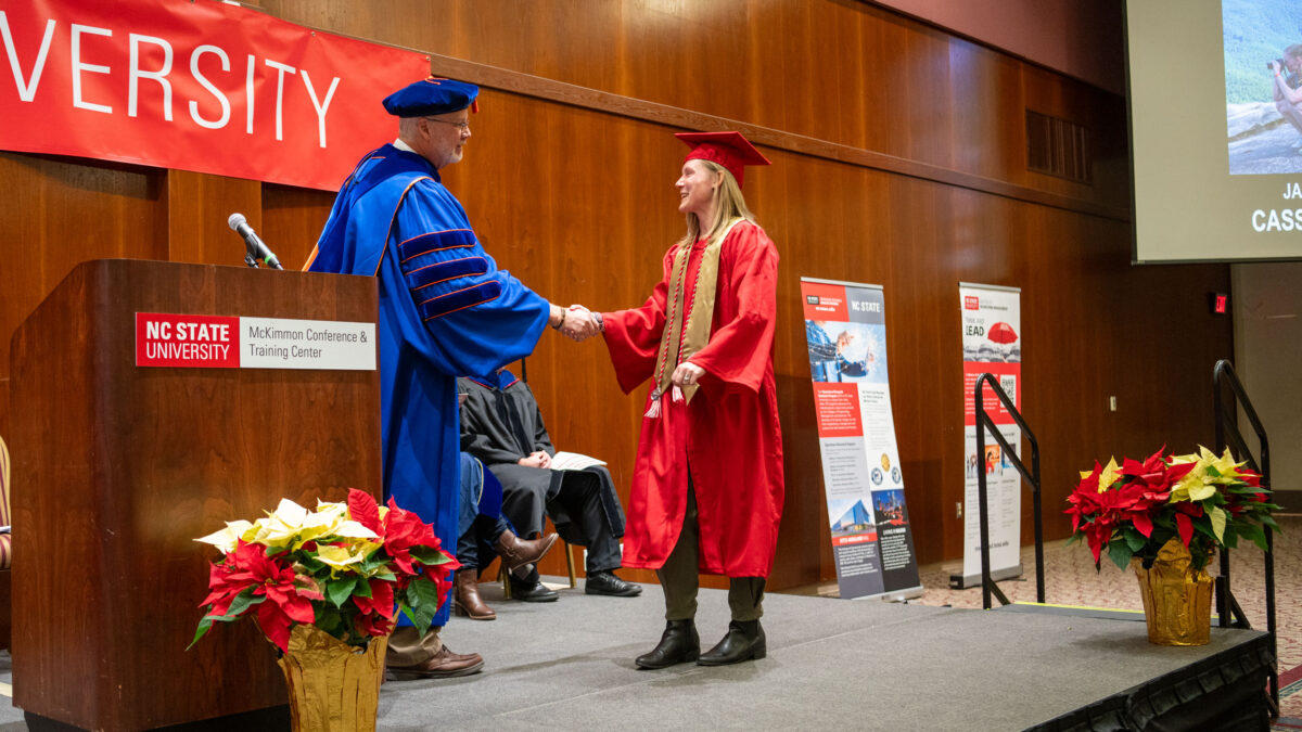 Bachelor of Science in Industrial Engineering students graduate.