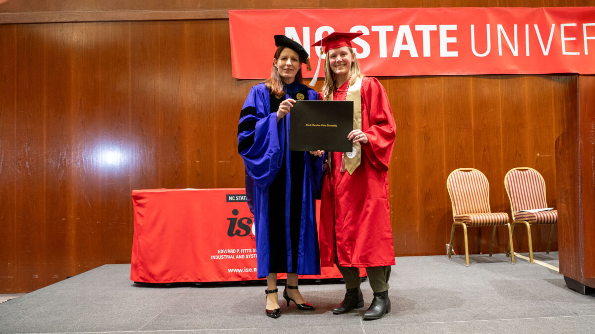 Bachelor of Science in Industrial Engineering students graduate.