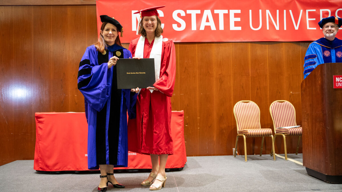 Bachelor of Science in Industrial Engineering students graduate.