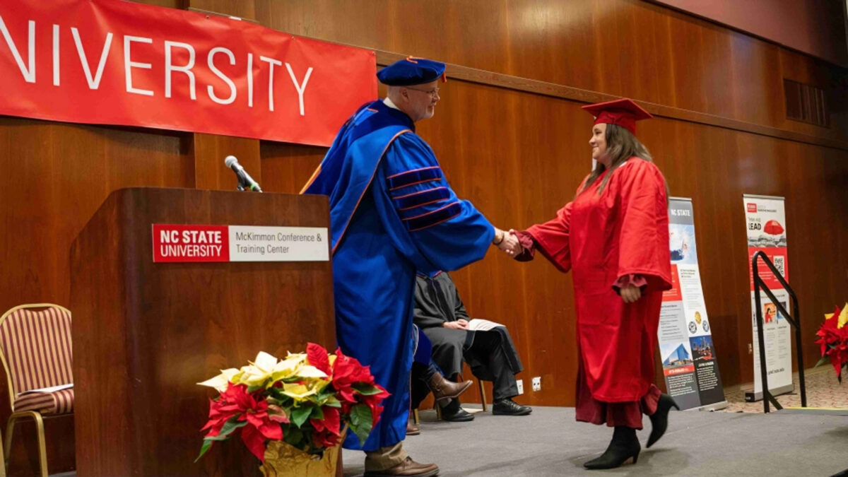 Bachelor of Science in Industrial Engineering students graduate.