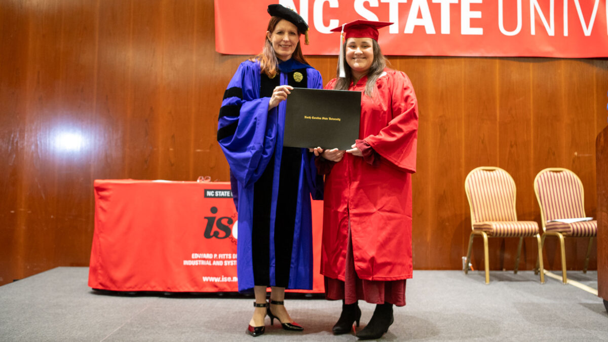 Bachelor of Science in Industrial Engineering students graduate.