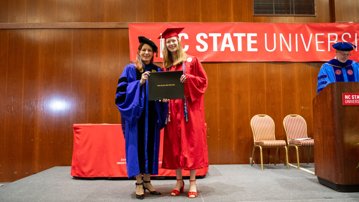 Bachelor of Science in Industrial Engineering students graduate.