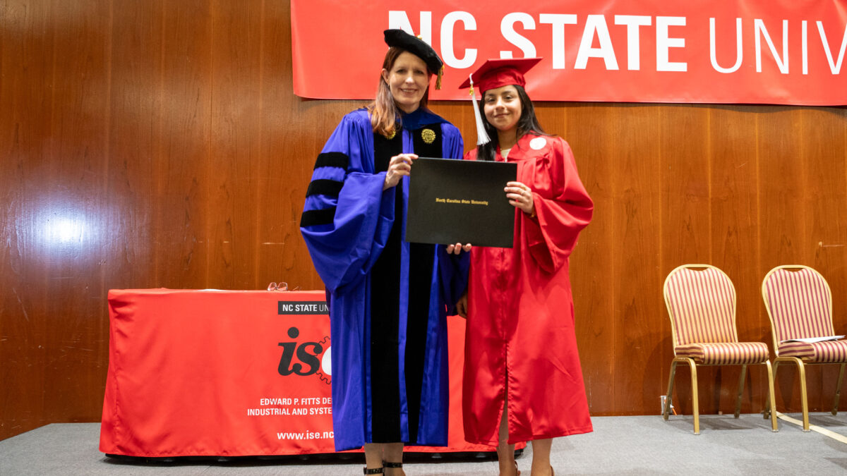 Bachelor of Science in Industrial Engineering students graduate.