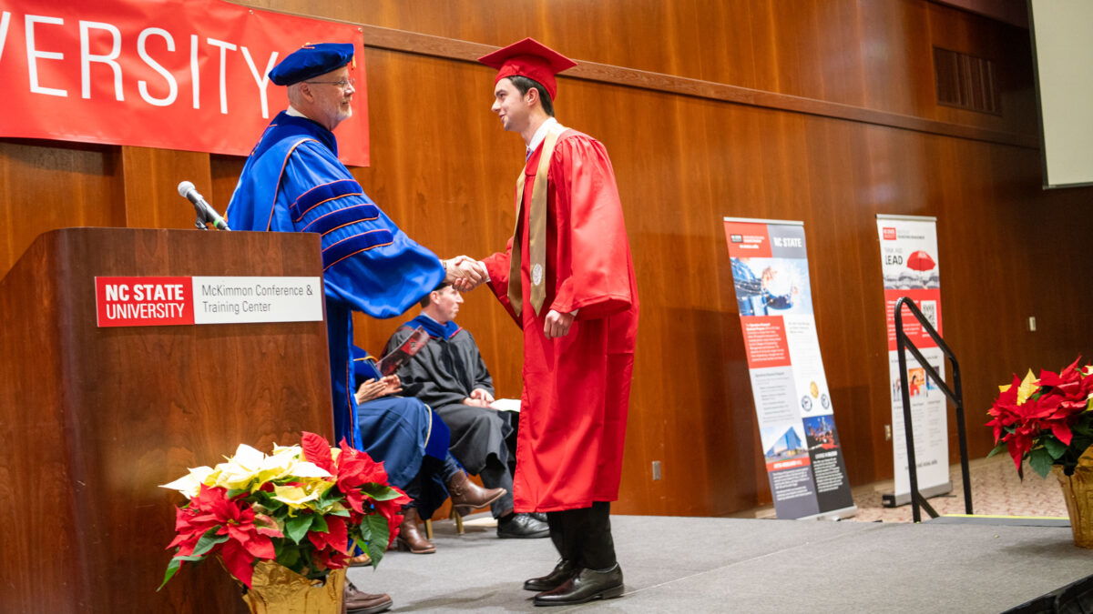 Bachelor of Science in Industrial Engineering students graduate.