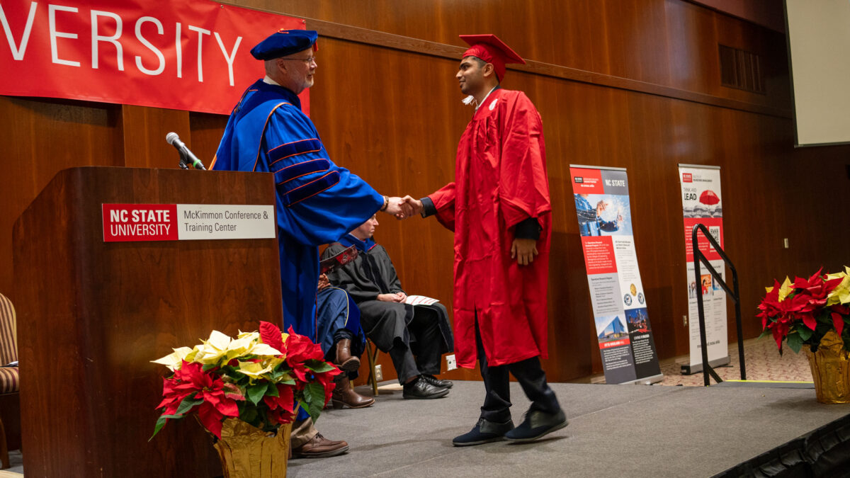 Bachelor of Science in Industrial Engineering students graduate.