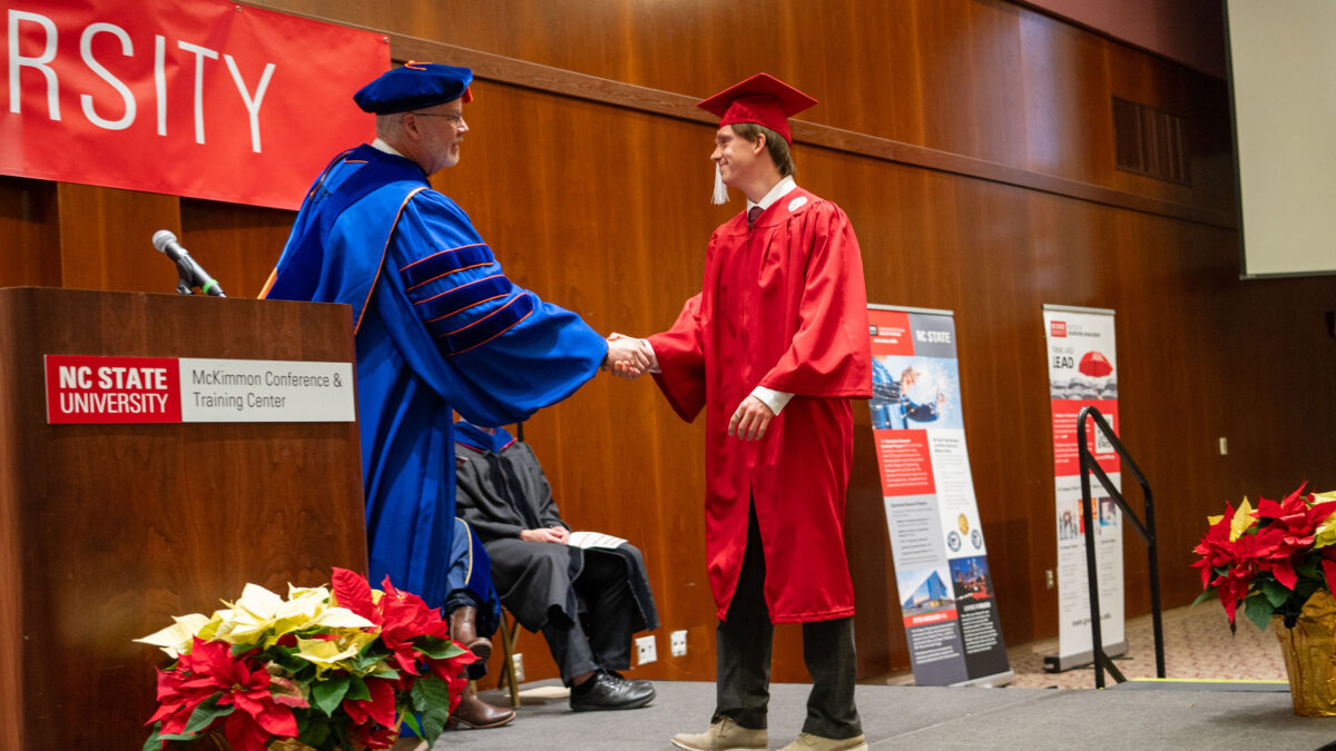 Bachelor of Science in Industrial Engineering students graduate.