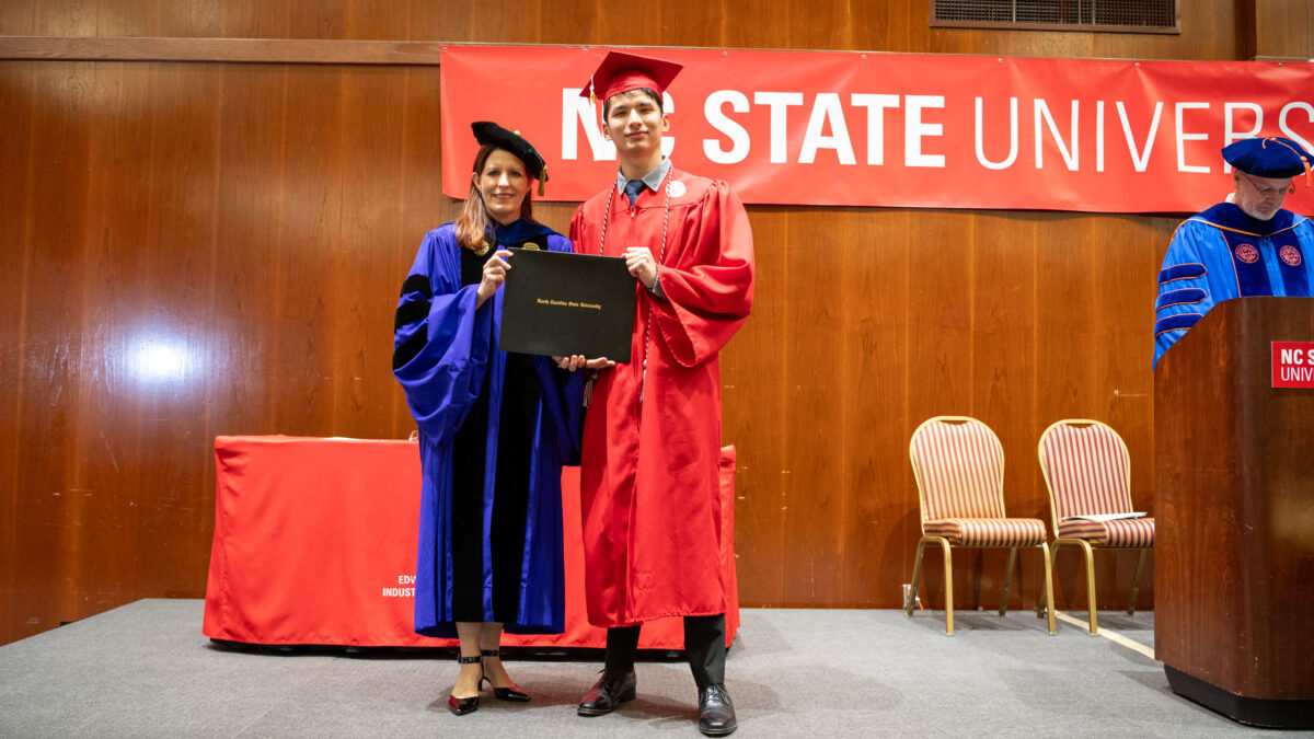 Bachelor of Science in Industrial Engineering students graduate.