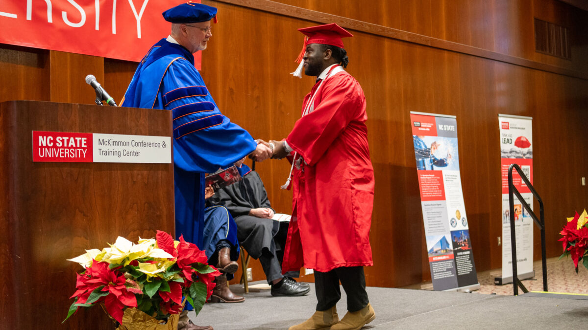 Bachelor of Science in Industrial Engineering students graduate.