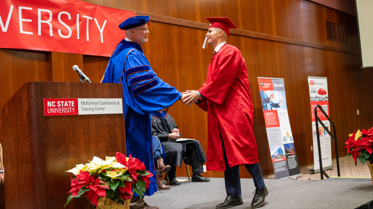 Bachelor of Science in Industrial Engineering students graduate.