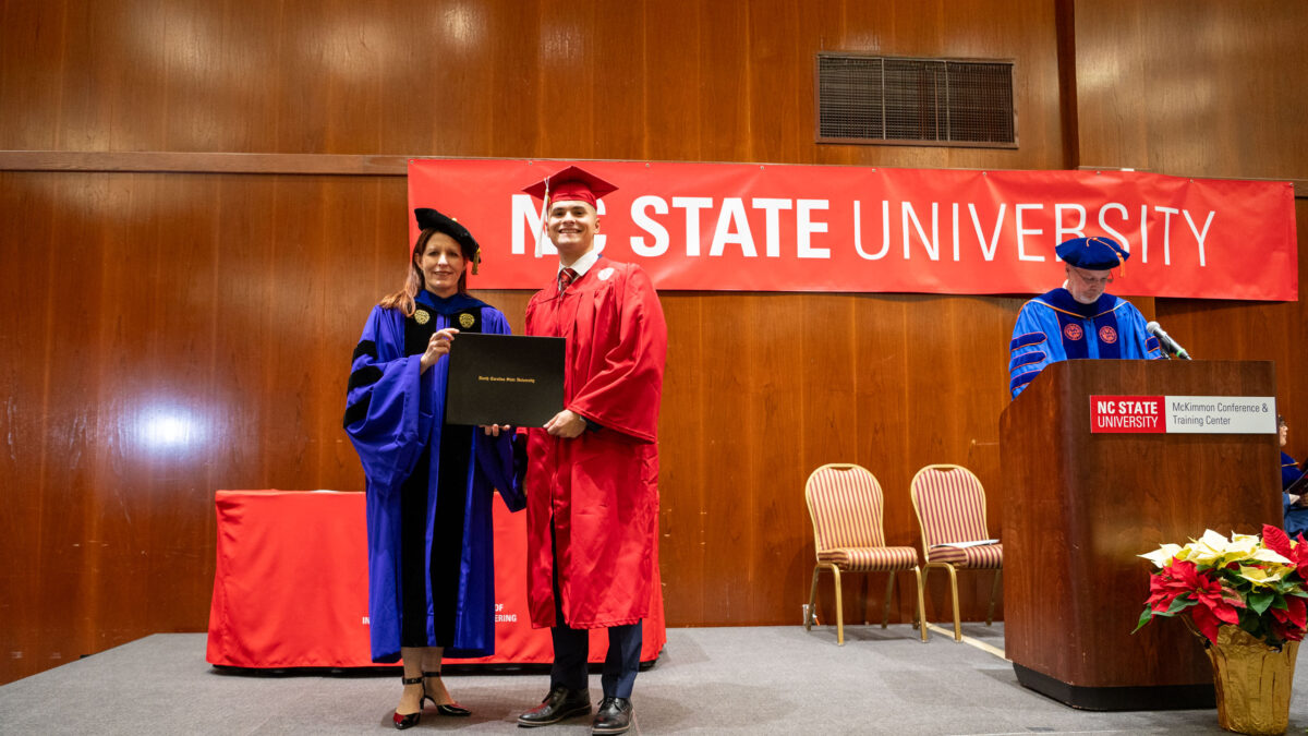 Bachelor of Science in Industrial Engineering students graduate.