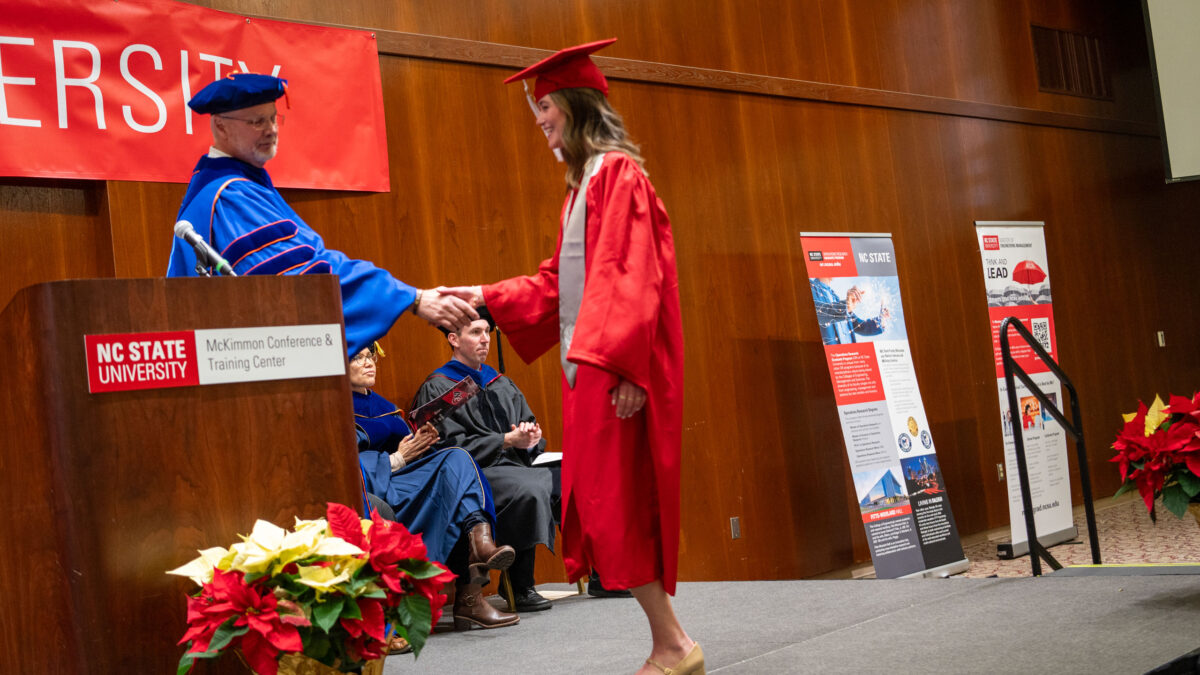 Bachelor of Science in Industrial Engineering students graduate.