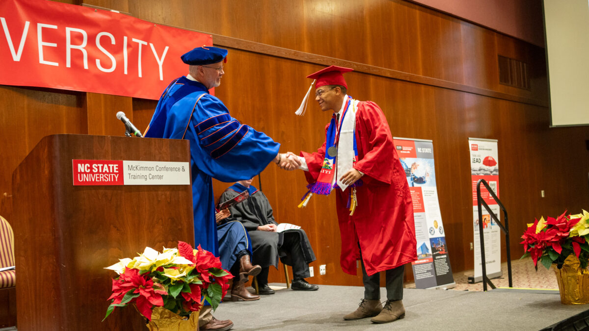 Bachelor of Science in Industrial Engineering students graduate.