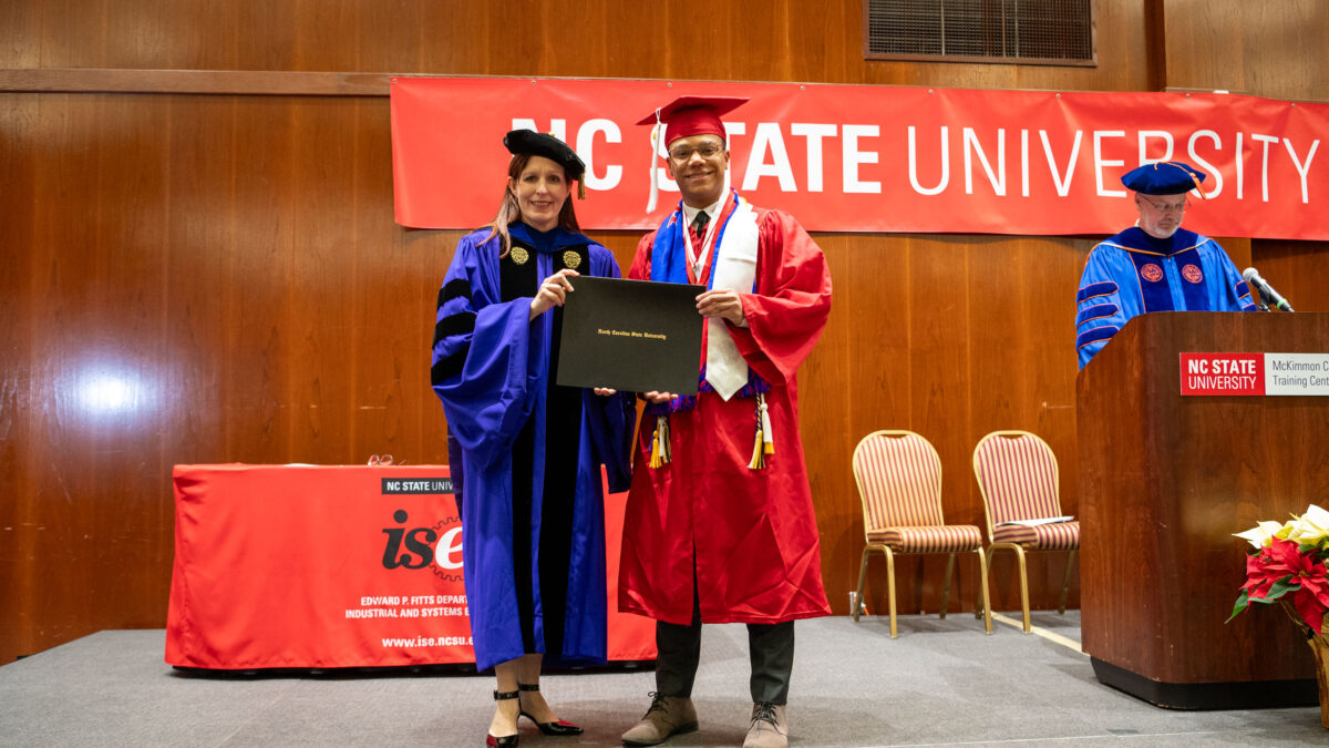 Bachelor of Science in Industrial Engineering students graduate.