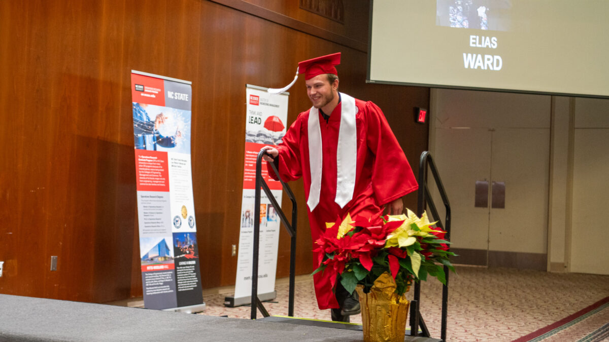 Bachelor of Science in Industrial Engineering students graduate.