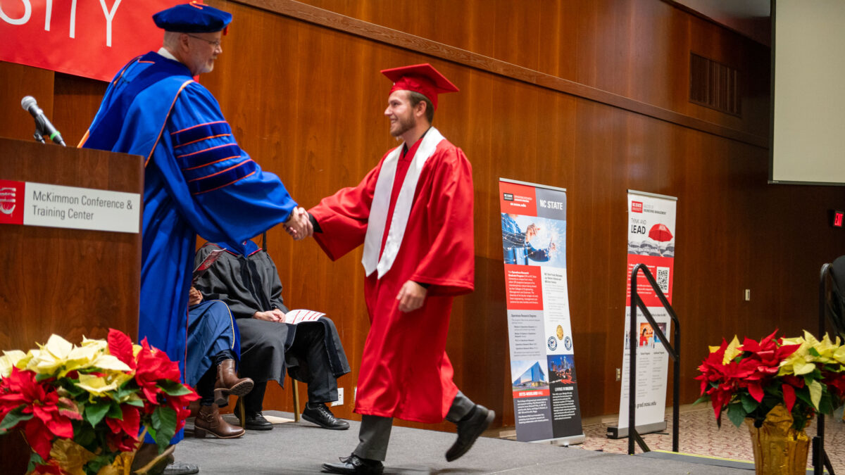 Bachelor of Science in Industrial Engineering students graduate.