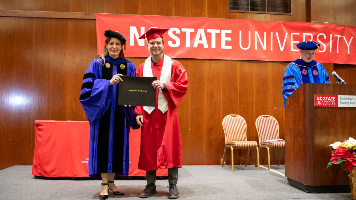 Bachelor of Science in Industrial Engineering students graduate.