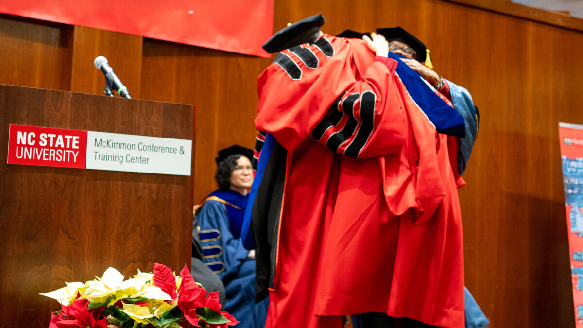 Doctor of Philosophy in Industrial Engineering students graduate.