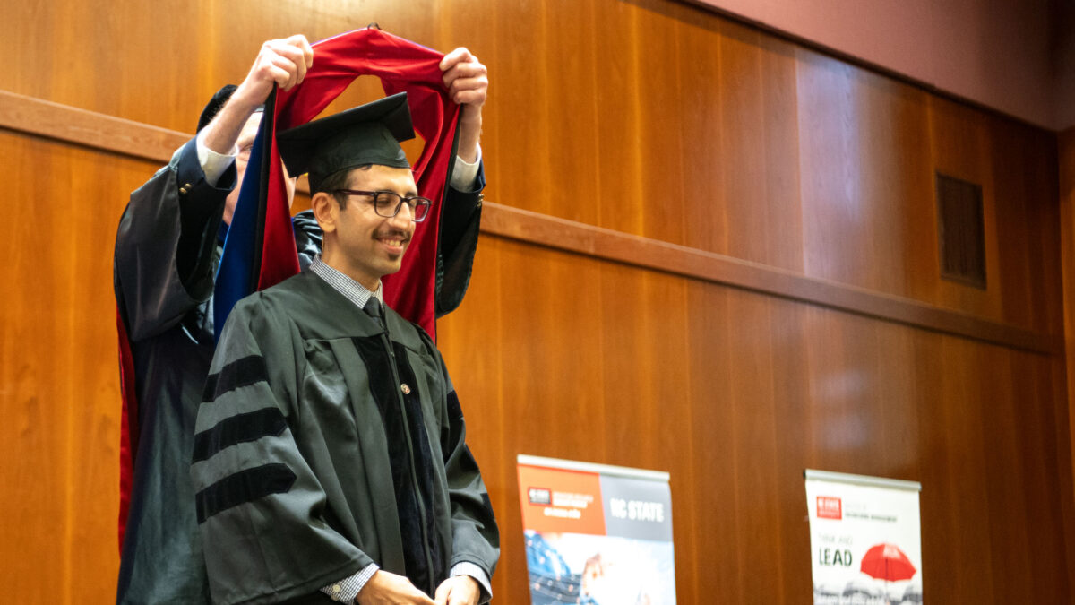 Doctor of Philosophy in Industrial Engineering students graduate.