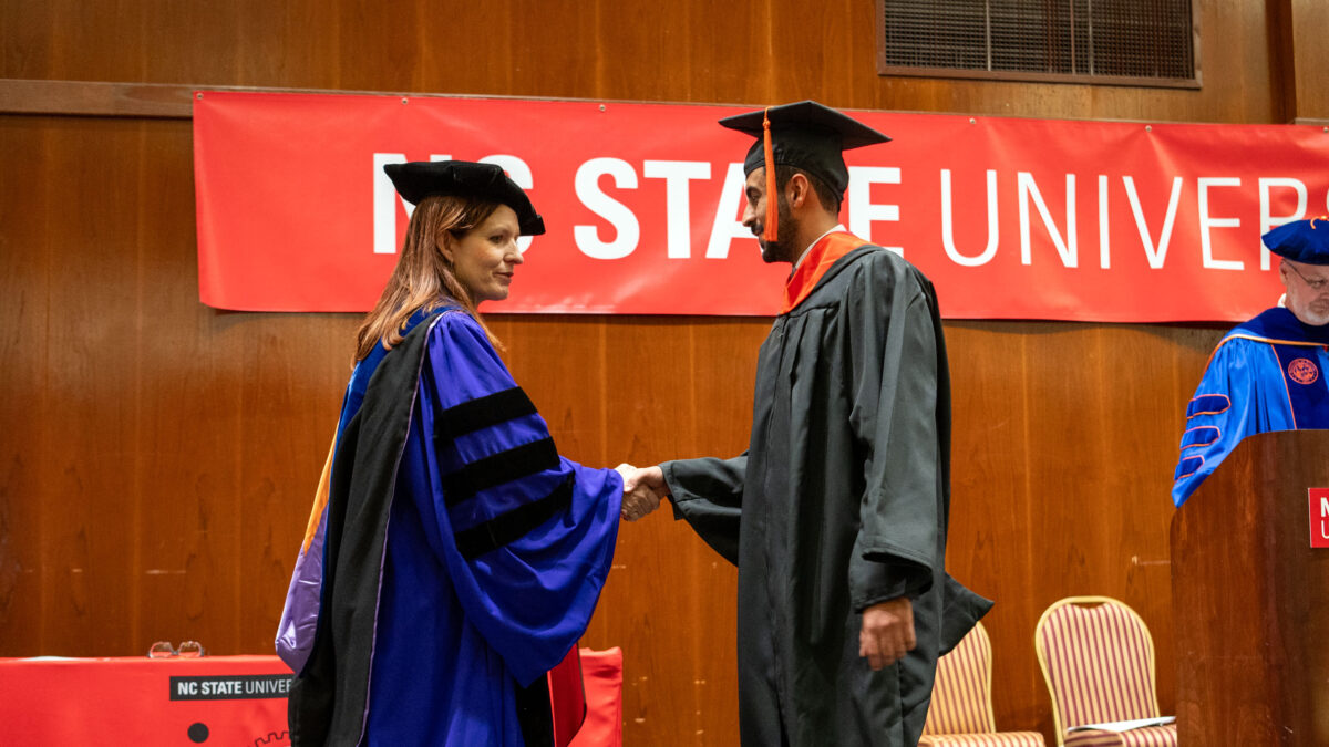 Master of in Industrial Engineering students graduate.