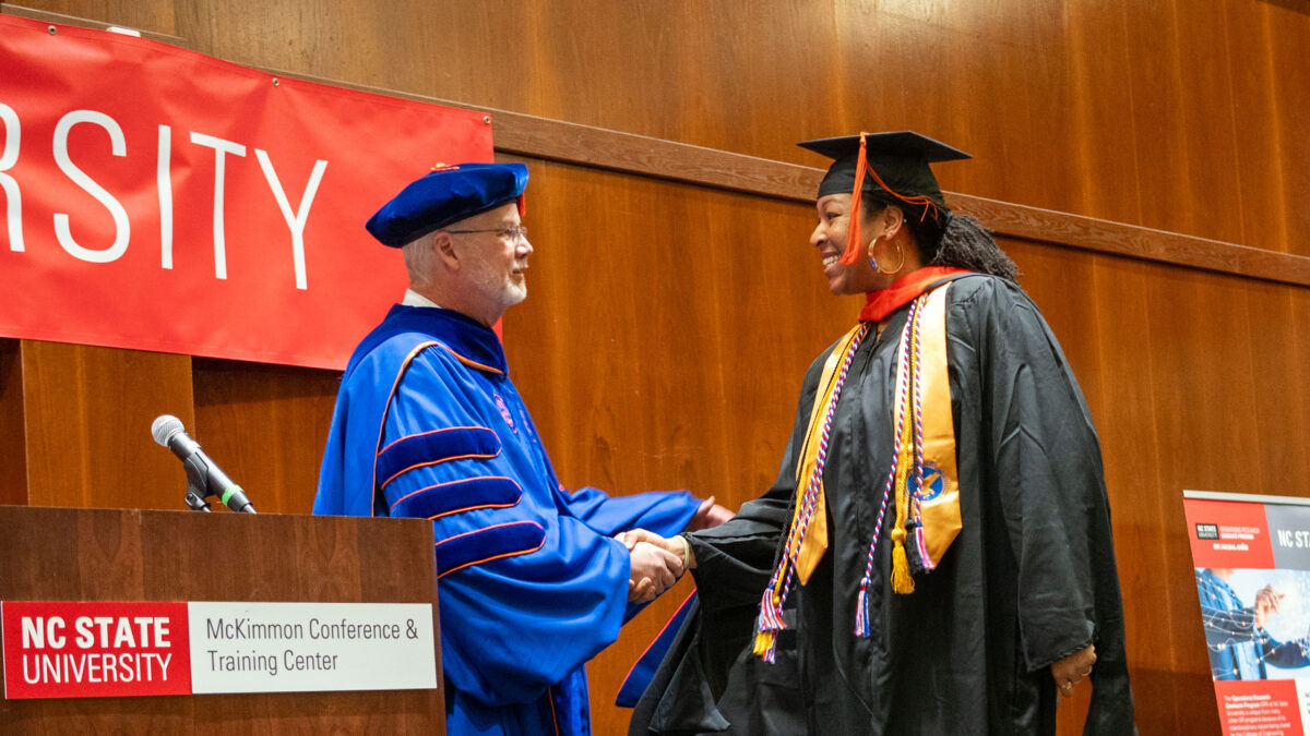 Master of in Industrial Engineering students graduate.