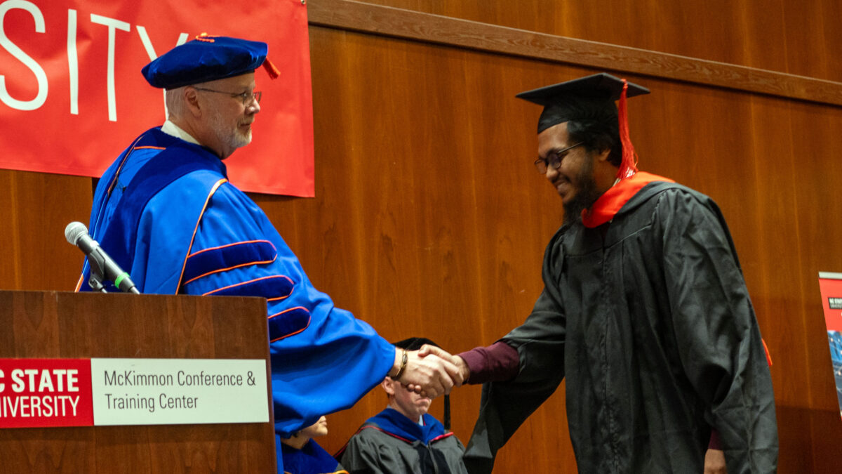 Master of in Industrial Engineering students graduate.