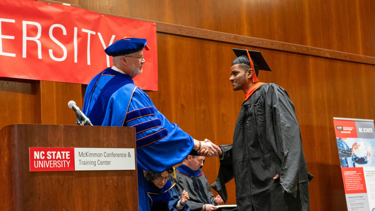 Master of in Industrial Engineering students graduate.