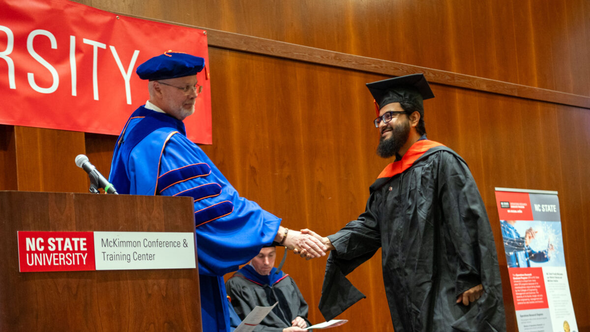 Master of in Industrial Engineering students graduate.