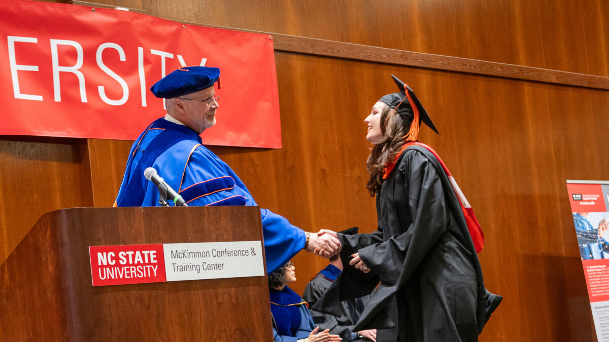 Master of Science in Industrial Engineering students graduate.