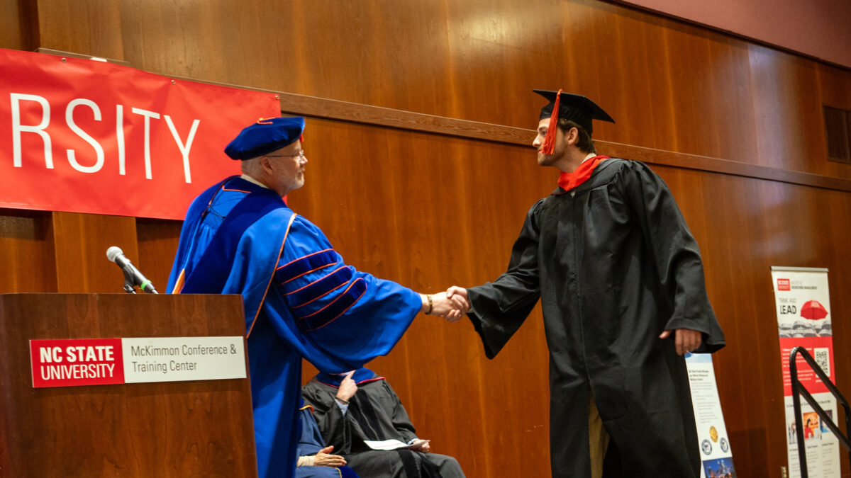 Master of Science in Industrial Engineering students graduate.