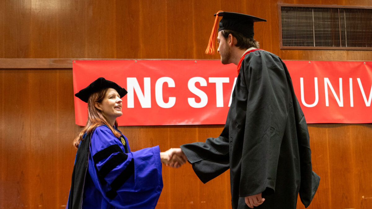 Master of Science in Industrial Engineering students graduate.