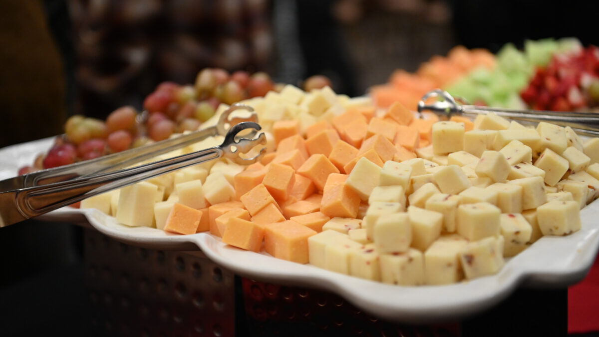 Refreshments at the ISE Graduation Ceremony.